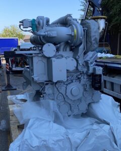 Large engine replacement on this CHP