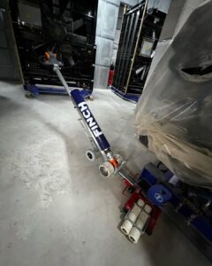 The PowerAttack moved these 3 x 18tonne generators around and into position