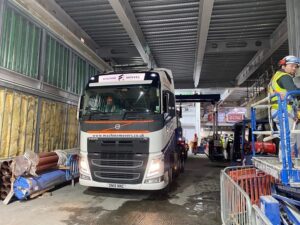 Collection, delivery and installment of this 17tonne transformer using our 60tonne gantry