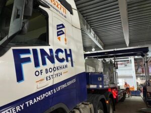 Collection, delivery and installment of this 17tonne transformer using our 60tonne gantry