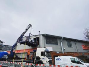 Installation of a combined heat and power unit