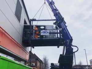 Installation of a combined heat and power unit