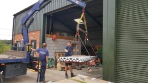 Manoeuvring of bespoke table